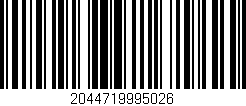 Código de barras (EAN, GTIN, SKU, ISBN): '2044719995026'