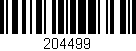 Código de barras (EAN, GTIN, SKU, ISBN): '204499'
