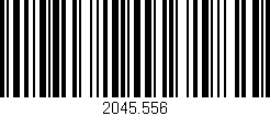 Código de barras (EAN, GTIN, SKU, ISBN): '2045.556'