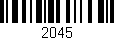 Código de barras (EAN, GTIN, SKU, ISBN): '2045'