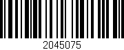 Código de barras (EAN, GTIN, SKU, ISBN): '2045075'