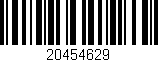 Código de barras (EAN, GTIN, SKU, ISBN): '20454629'