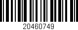 Código de barras (EAN, GTIN, SKU, ISBN): '20460749'