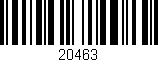 Código de barras (EAN, GTIN, SKU, ISBN): '20463'