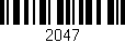 Código de barras (EAN, GTIN, SKU, ISBN): '2047'