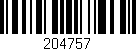 Código de barras (EAN, GTIN, SKU, ISBN): '204757'