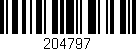 Código de barras (EAN, GTIN, SKU, ISBN): '204797'