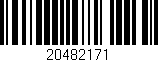 Código de barras (EAN, GTIN, SKU, ISBN): '20482171'