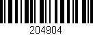 Código de barras (EAN, GTIN, SKU, ISBN): '204904'