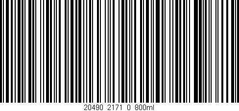 Código de barras (EAN, GTIN, SKU, ISBN): '20490_2171_0_800ml'