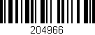 Código de barras (EAN, GTIN, SKU, ISBN): '204966'