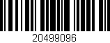 Código de barras (EAN, GTIN, SKU, ISBN): '20499096'