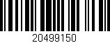 Código de barras (EAN, GTIN, SKU, ISBN): '20499150'