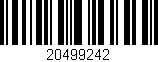 Código de barras (EAN, GTIN, SKU, ISBN): '20499242'