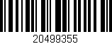 Código de barras (EAN, GTIN, SKU, ISBN): '20499355'