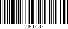 Código de barras (EAN, GTIN, SKU, ISBN): '2050.C37'