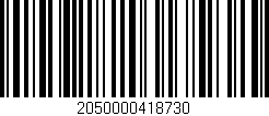 Código de barras (EAN, GTIN, SKU, ISBN): '2050000418730'
