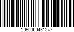 Código de barras (EAN, GTIN, SKU, ISBN): '2050000461347'