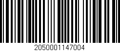 Código de barras (EAN, GTIN, SKU, ISBN): '2050001147004'