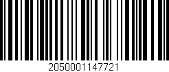 Código de barras (EAN, GTIN, SKU, ISBN): '2050001147721'