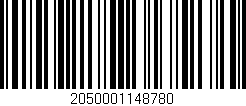 Código de barras (EAN, GTIN, SKU, ISBN): '2050001148780'