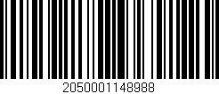 Código de barras (EAN, GTIN, SKU, ISBN): '2050001148988'