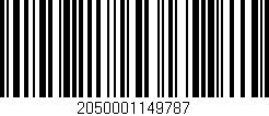 Código de barras (EAN, GTIN, SKU, ISBN): '2050001149787'