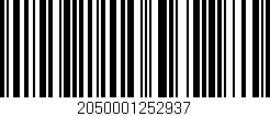 Código de barras (EAN, GTIN, SKU, ISBN): '2050001252937'
