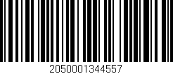Código de barras (EAN, GTIN, SKU, ISBN): '2050001344557'
