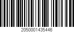 Código de barras (EAN, GTIN, SKU, ISBN): '2050001435446'