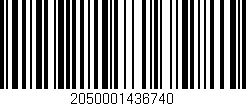 Código de barras (EAN, GTIN, SKU, ISBN): '2050001436740'