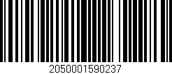 Código de barras (EAN, GTIN, SKU, ISBN): '2050001590237'
