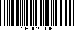 Código de barras (EAN, GTIN, SKU, ISBN): '2050001938886'