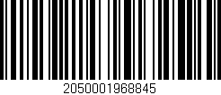 Código de barras (EAN, GTIN, SKU, ISBN): '2050001968845'
