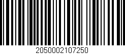 Código de barras (EAN, GTIN, SKU, ISBN): '2050002107250'