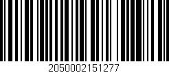 Código de barras (EAN, GTIN, SKU, ISBN): '2050002151277'