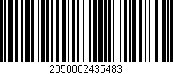 Código de barras (EAN, GTIN, SKU, ISBN): '2050002435483'