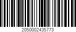 Código de barras (EAN, GTIN, SKU, ISBN): '2050002435773'