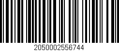 Código de barras (EAN, GTIN, SKU, ISBN): '2050002556744'