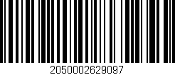 Código de barras (EAN, GTIN, SKU, ISBN): '2050002629097'