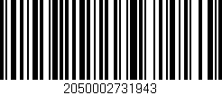 Código de barras (EAN, GTIN, SKU, ISBN): '2050002731943'