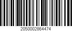 Código de barras (EAN, GTIN, SKU, ISBN): '2050002864474'