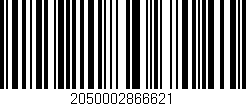 Código de barras (EAN, GTIN, SKU, ISBN): '2050002866621'