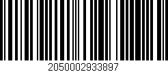 Código de barras (EAN, GTIN, SKU, ISBN): '2050002933897'