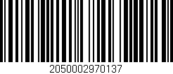 Código de barras (EAN, GTIN, SKU, ISBN): '2050002970137'