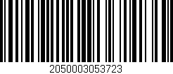 Código de barras (EAN, GTIN, SKU, ISBN): '2050003053723'