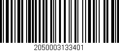 Código de barras (EAN, GTIN, SKU, ISBN): '2050003133401'
