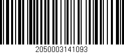 Código de barras (EAN, GTIN, SKU, ISBN): '2050003141093'