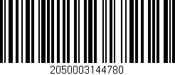 Código de barras (EAN, GTIN, SKU, ISBN): '2050003144780'