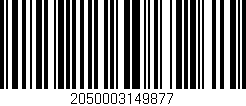 Código de barras (EAN, GTIN, SKU, ISBN): '2050003149877'